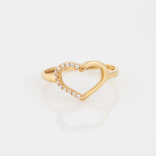 Anillo Silueta Corazon Talla 6 1/2