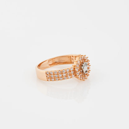 Anillo Corona Rosa Talla 6