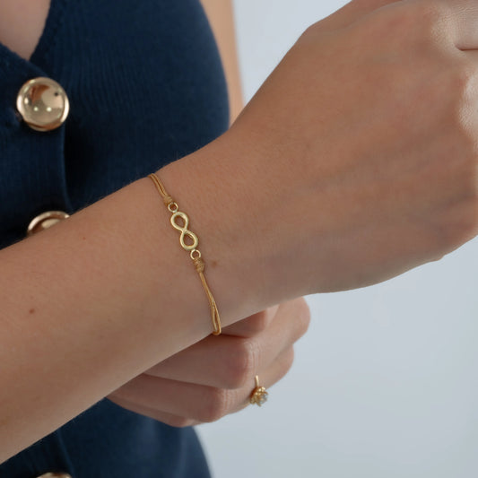 Pulsera Tejida Infinito