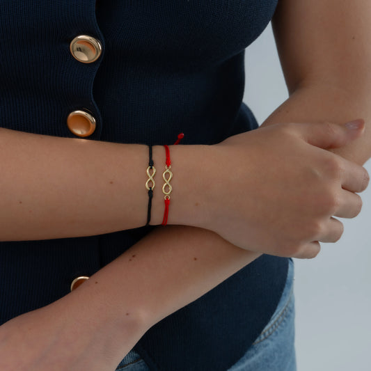 Pulsera Tejida Infinito Red