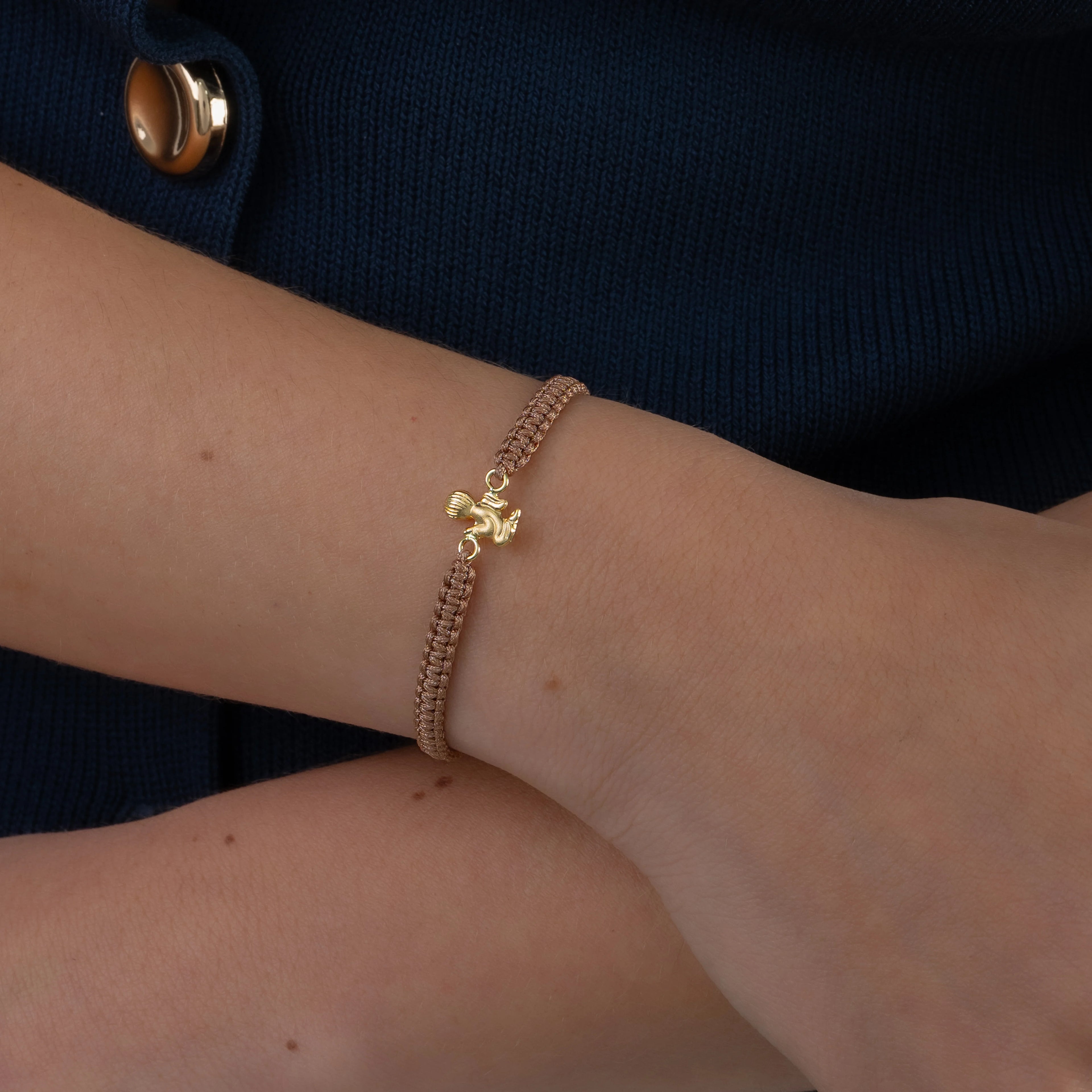 Pulsera Tejida Angel