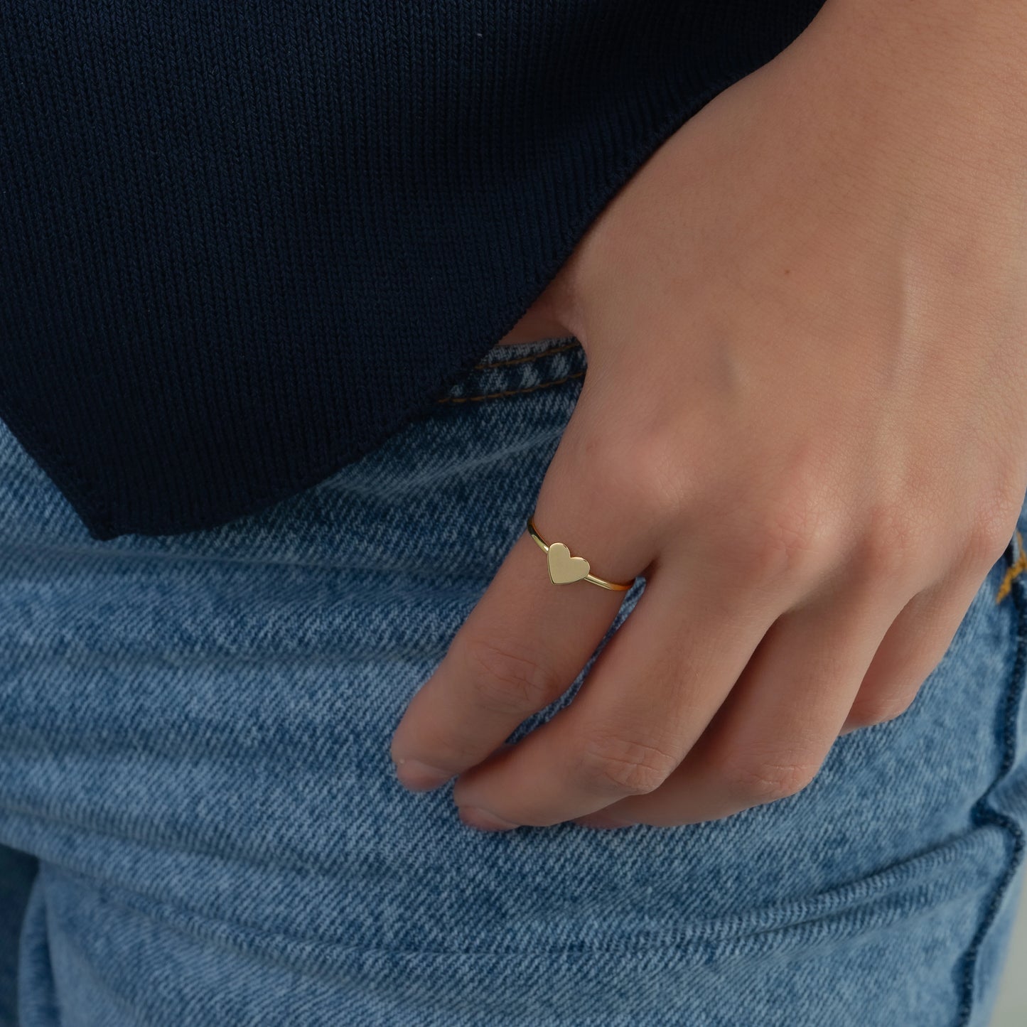 Anillo Corazon Talla 7