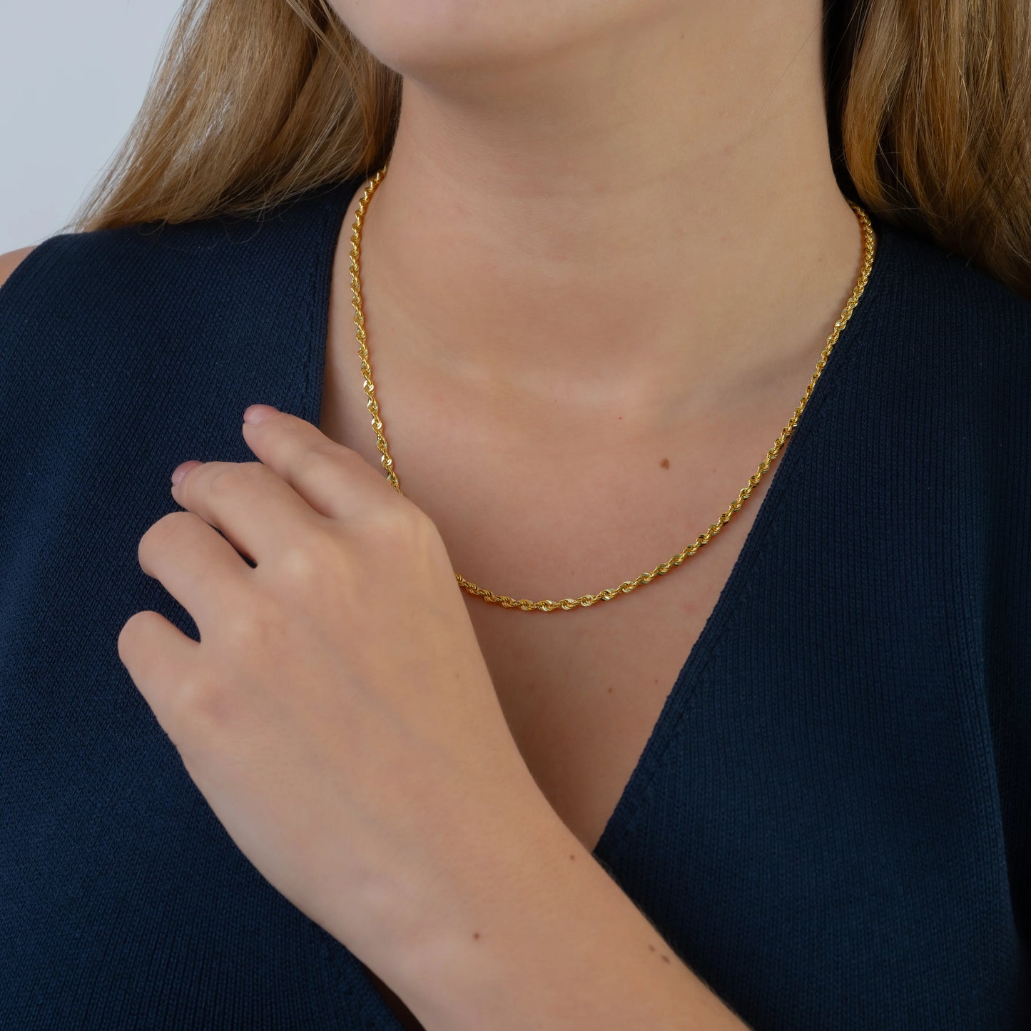 Cadena Tejido Lazo 45cm