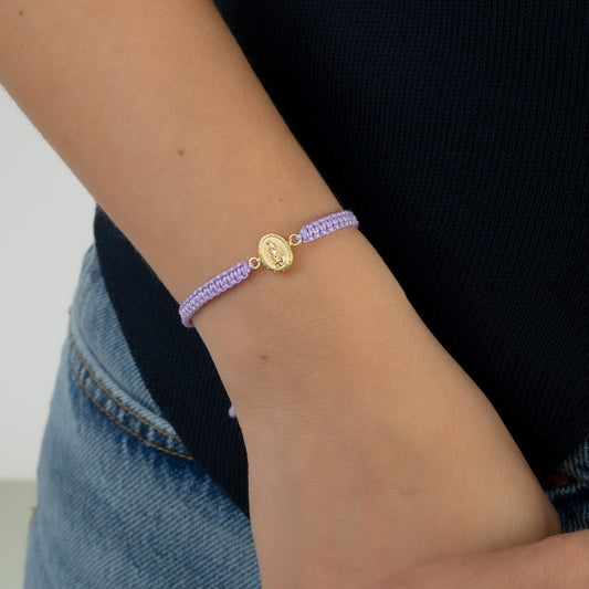 Pulsera Tejida Virgen Guadalupe