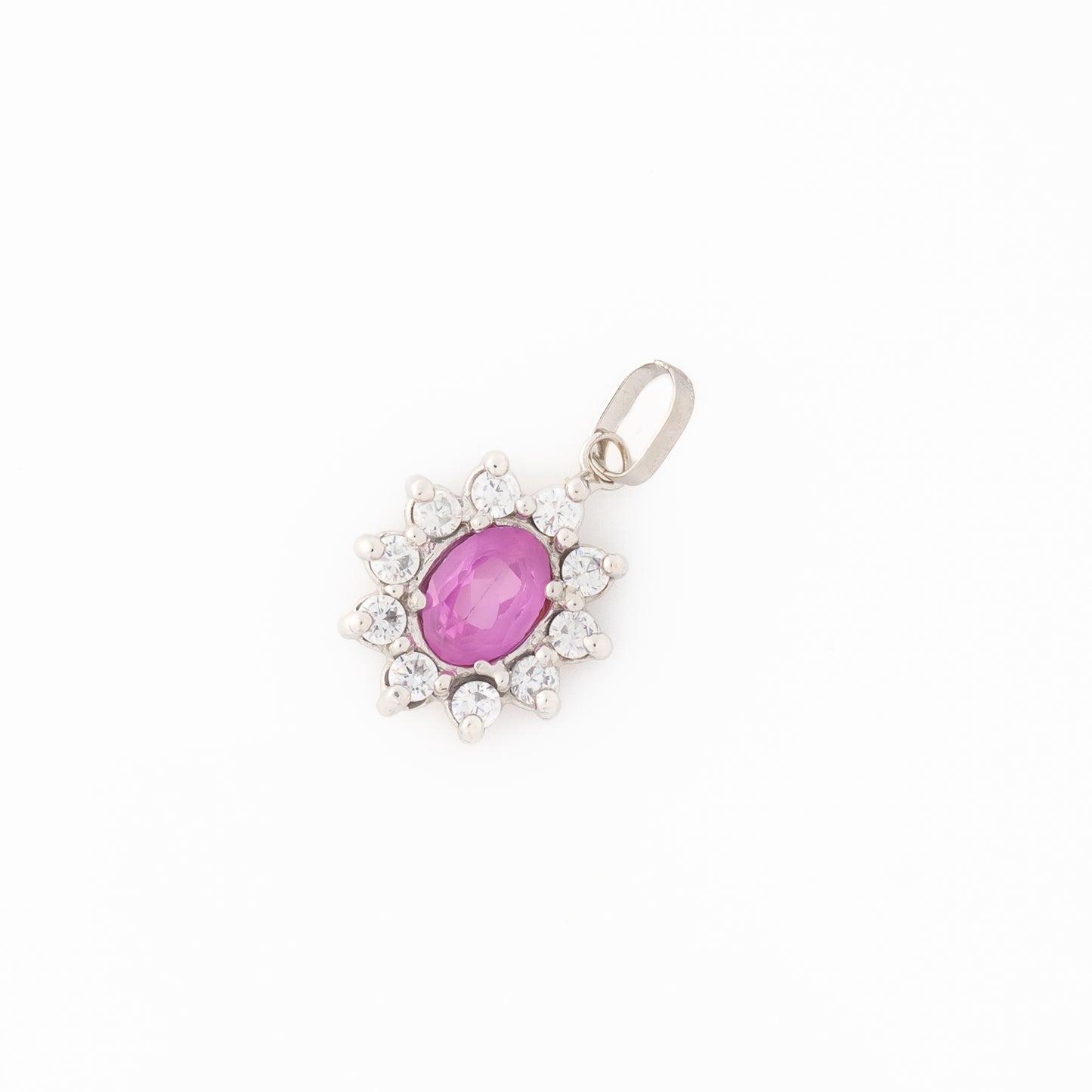 Dije Flor Fucsia 2.4cm