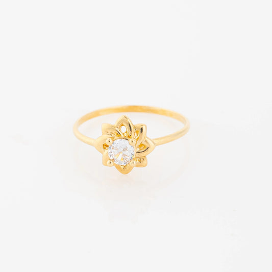 Anillo Loto Talla 6 1/2