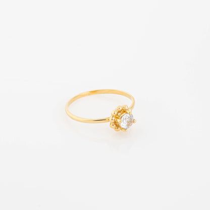 Anillo Flor Talla 6 1/2