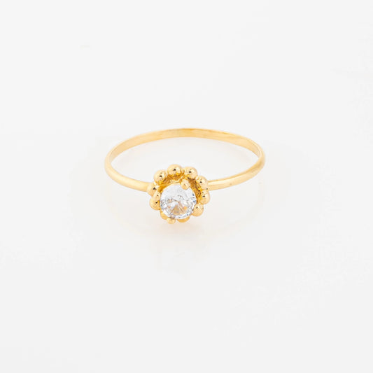 Anillo Flor Talla 6 1/2