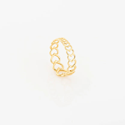 Anillo Corazones Infinitos Talla 5 1/4