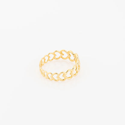 Anillo Corazones Infinitos Talla 5 1/4