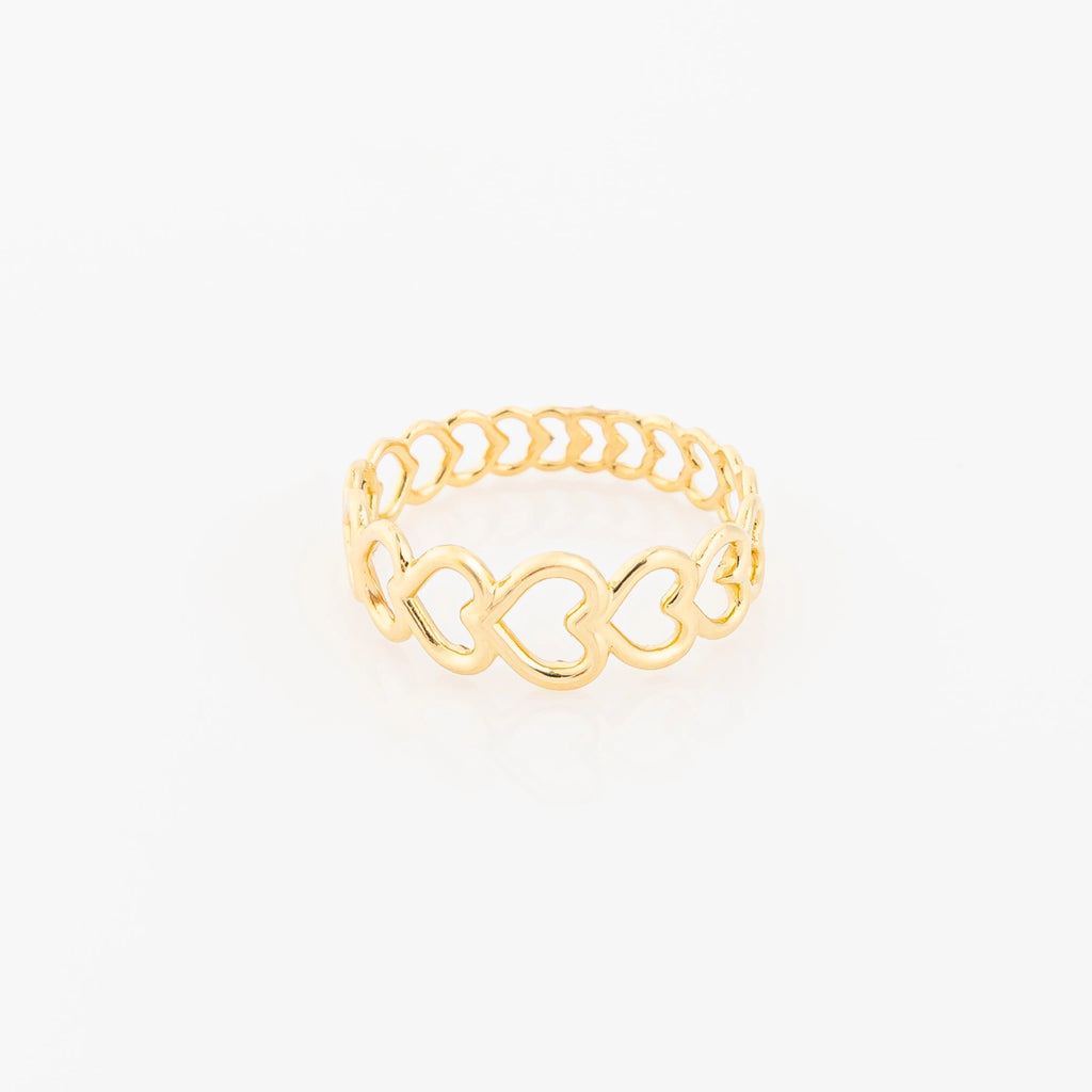 Anillo Corazones Infinitos Talla 5 1/4