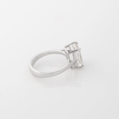 Anillo Diamante corte Esmeralda Lab 3.0ct