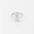 Anillo Diamante corte Esmeralda Lab 3.0ct