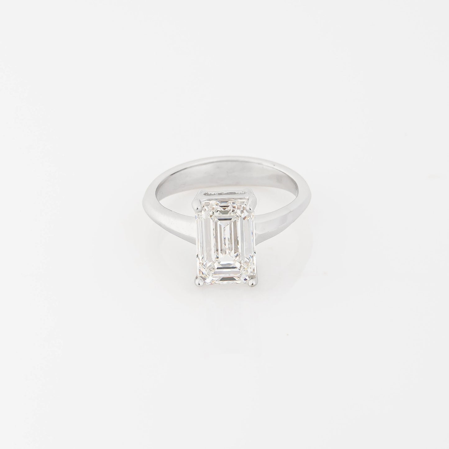 Anillo Diamante corte Esmeralda Lab 3.0ct