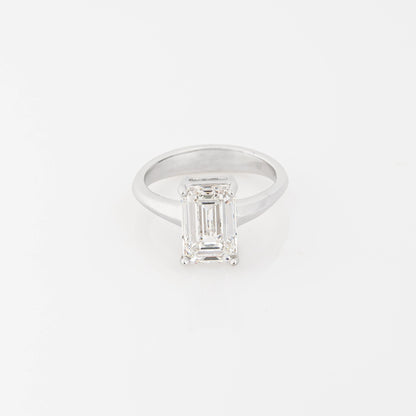 Anillo Diamante corte Esmeralda Lab 3.0ct