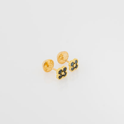Topos Trébol Negro  5.6mm