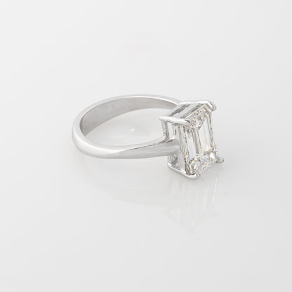 Anillo Diamante corte Esmeralda Lab 3.0ct