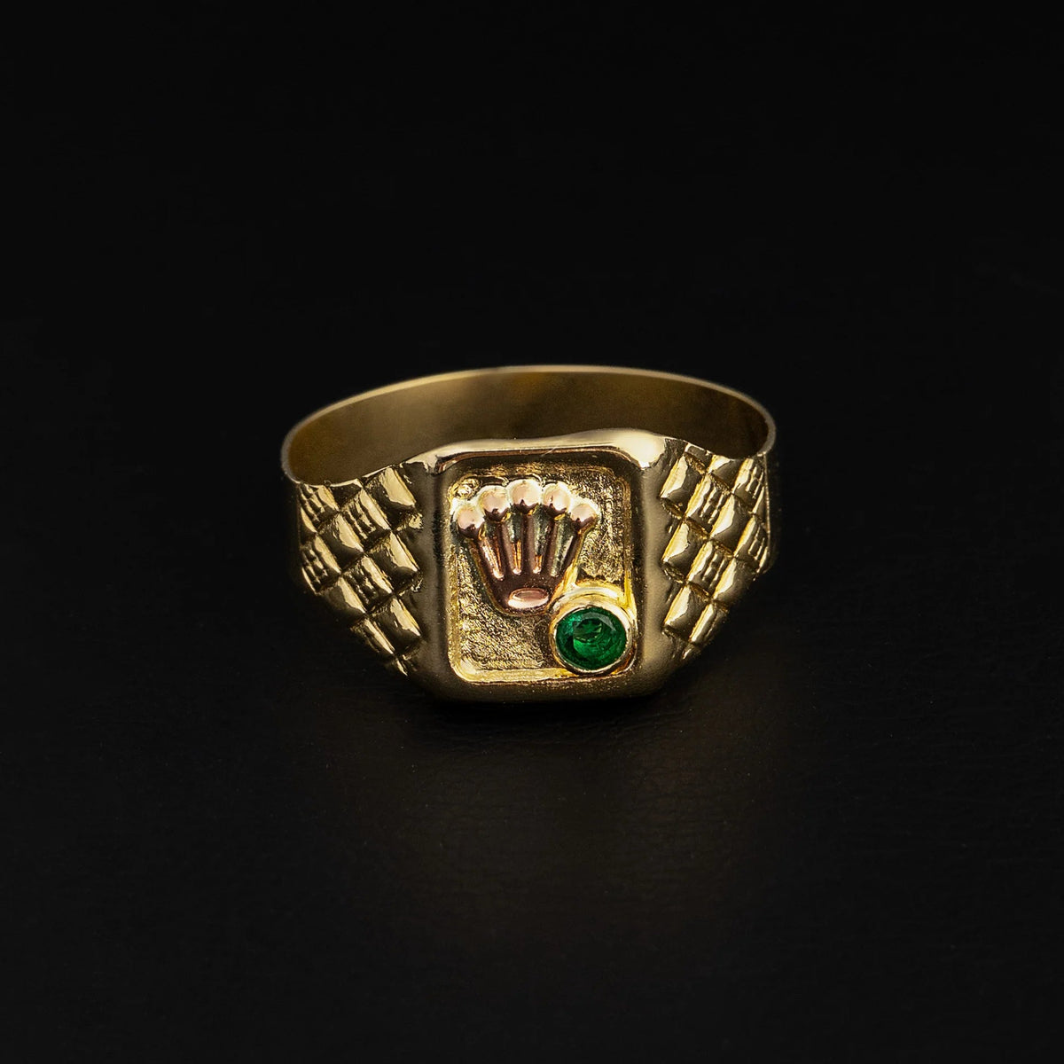 Anillo Corona & Circon Talla 11 1/2