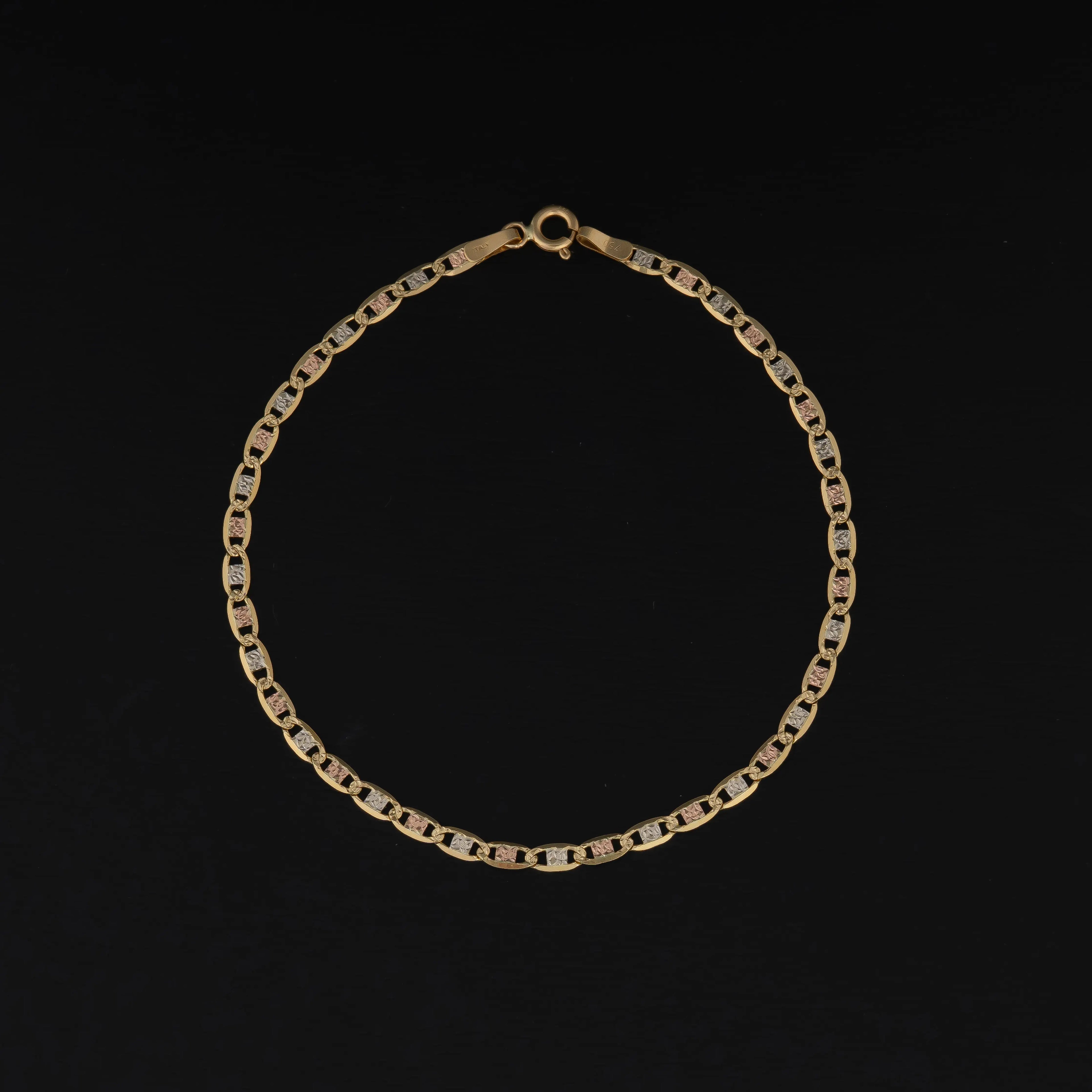 Pulsera Tejido Plano 19cm