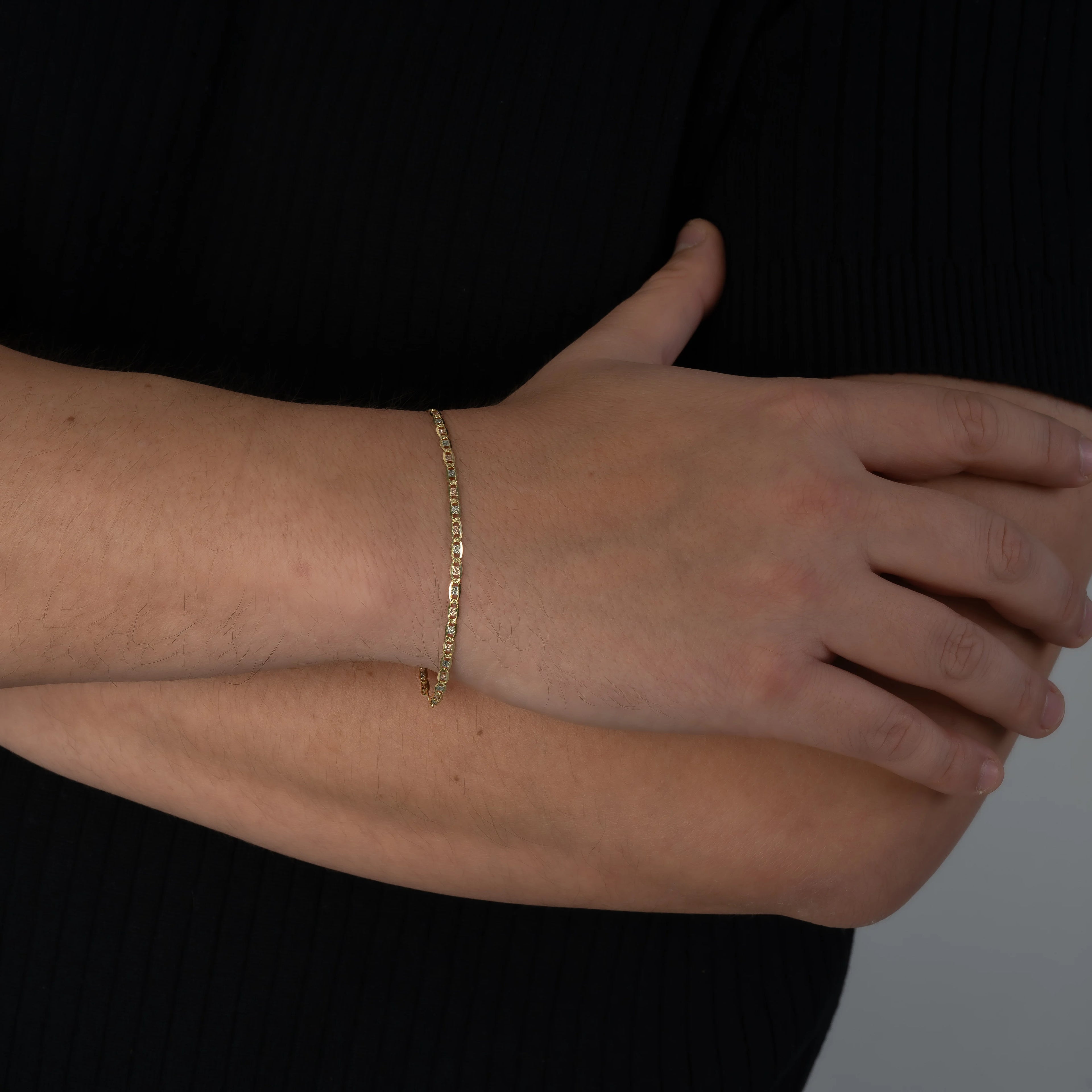 Pulsera Tejido Plano 19cm
