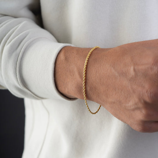 Pulsera Tejido Lazo 19cm