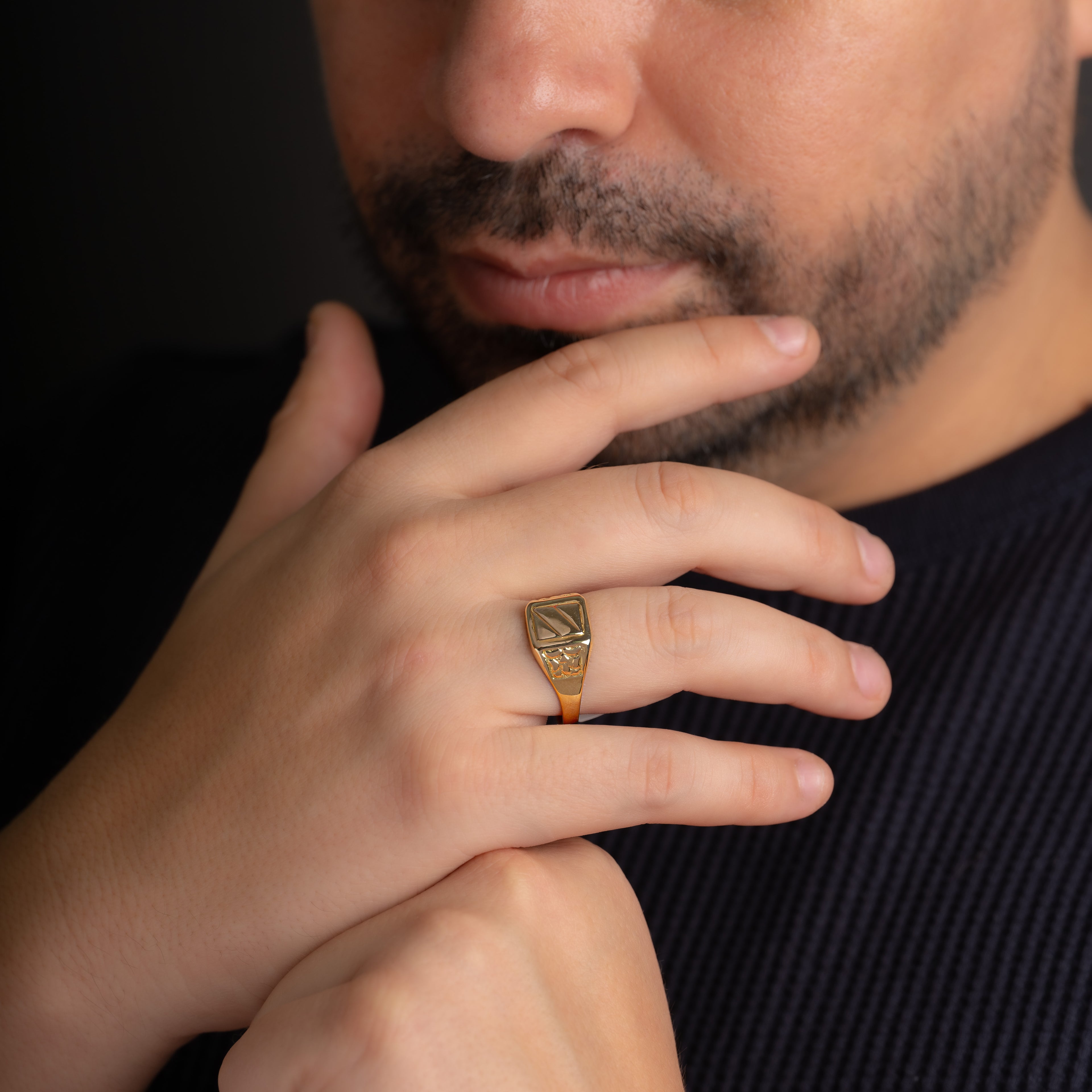 Anillo Cuadrado Talla 13