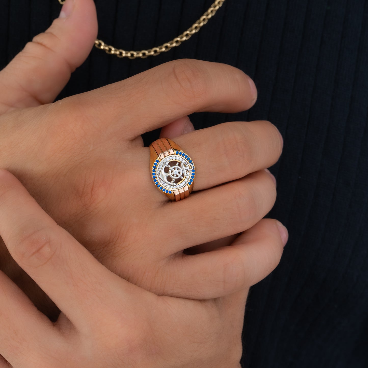Anillo Ancla Talla 10