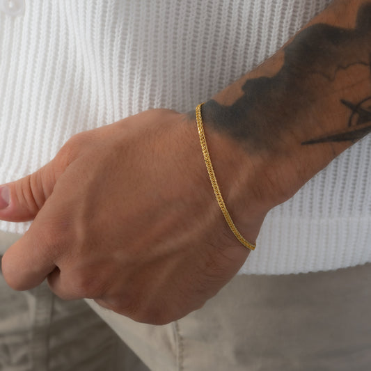 Pulsera Tejido Espiga  20cm
