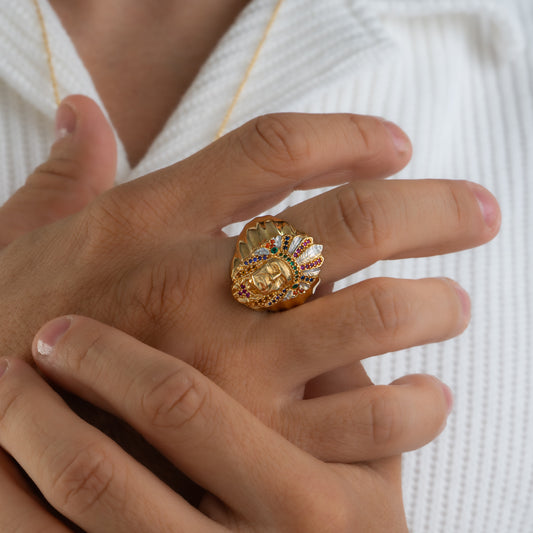 Anillo Cacique Talla 10 1/4