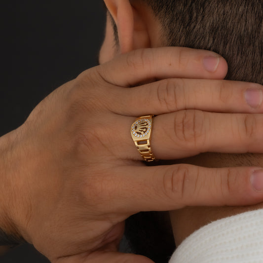 Anillo Corona Talla 10