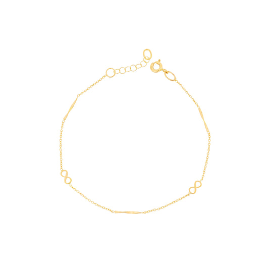 Pulsera Infinitos 19cm
