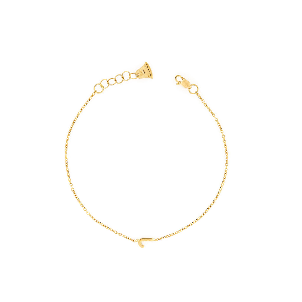 Pulsera Letra J 18cm