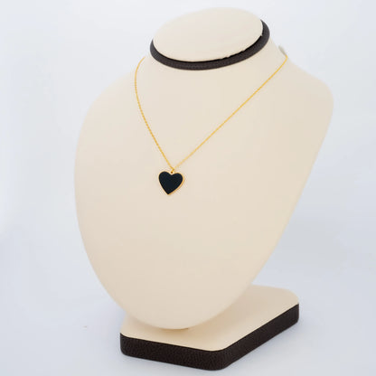 Cadena Corazon Negro