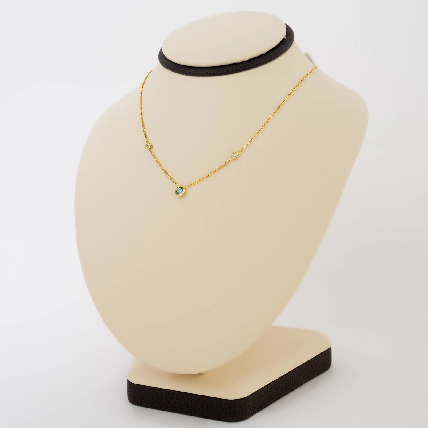 Cadena Cristal Celeste