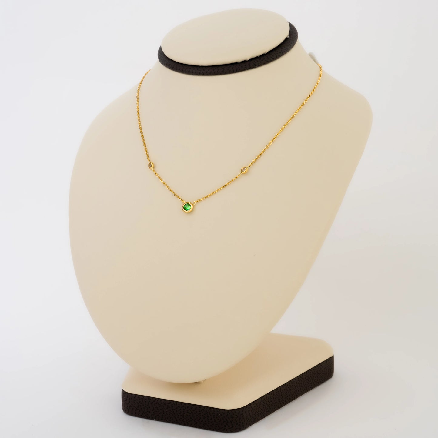 Cadena Cristal Verde