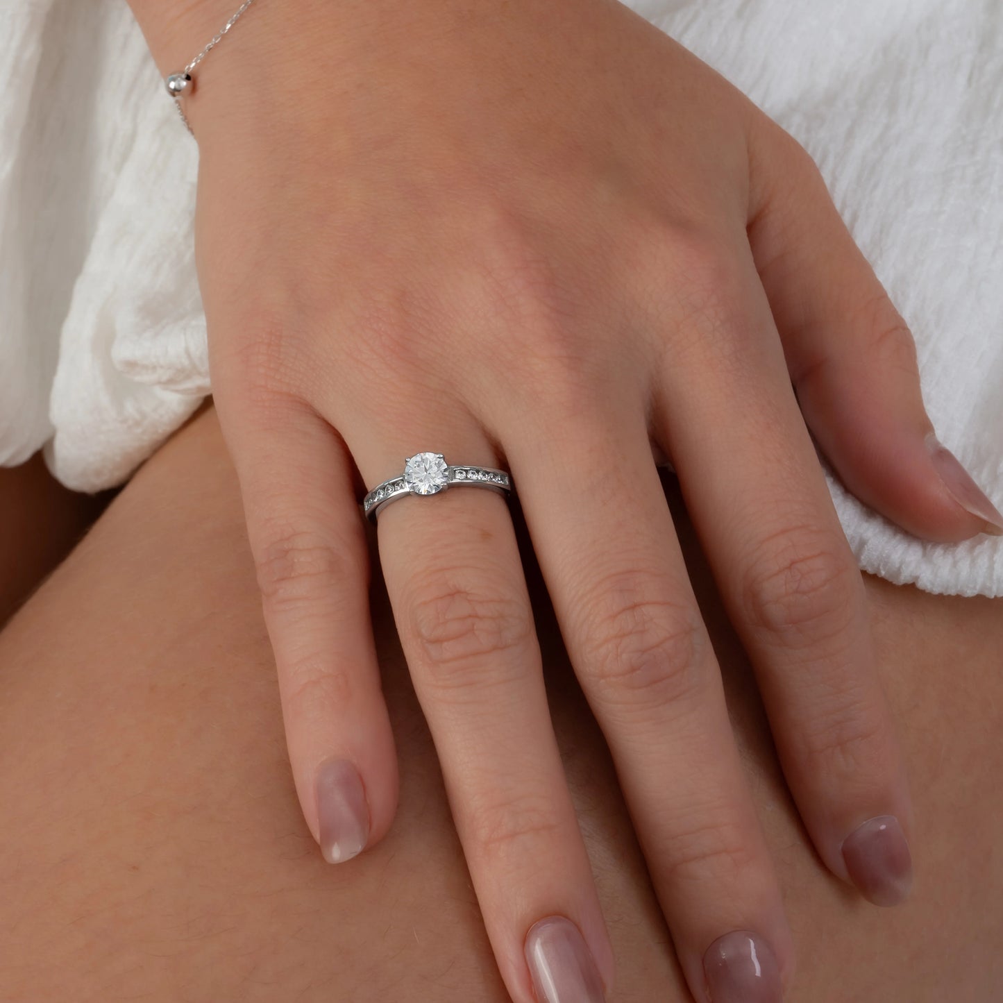 Anillo Compromiso Luna Talla 6