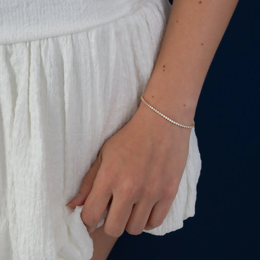 Pulsera Tennis 19cm