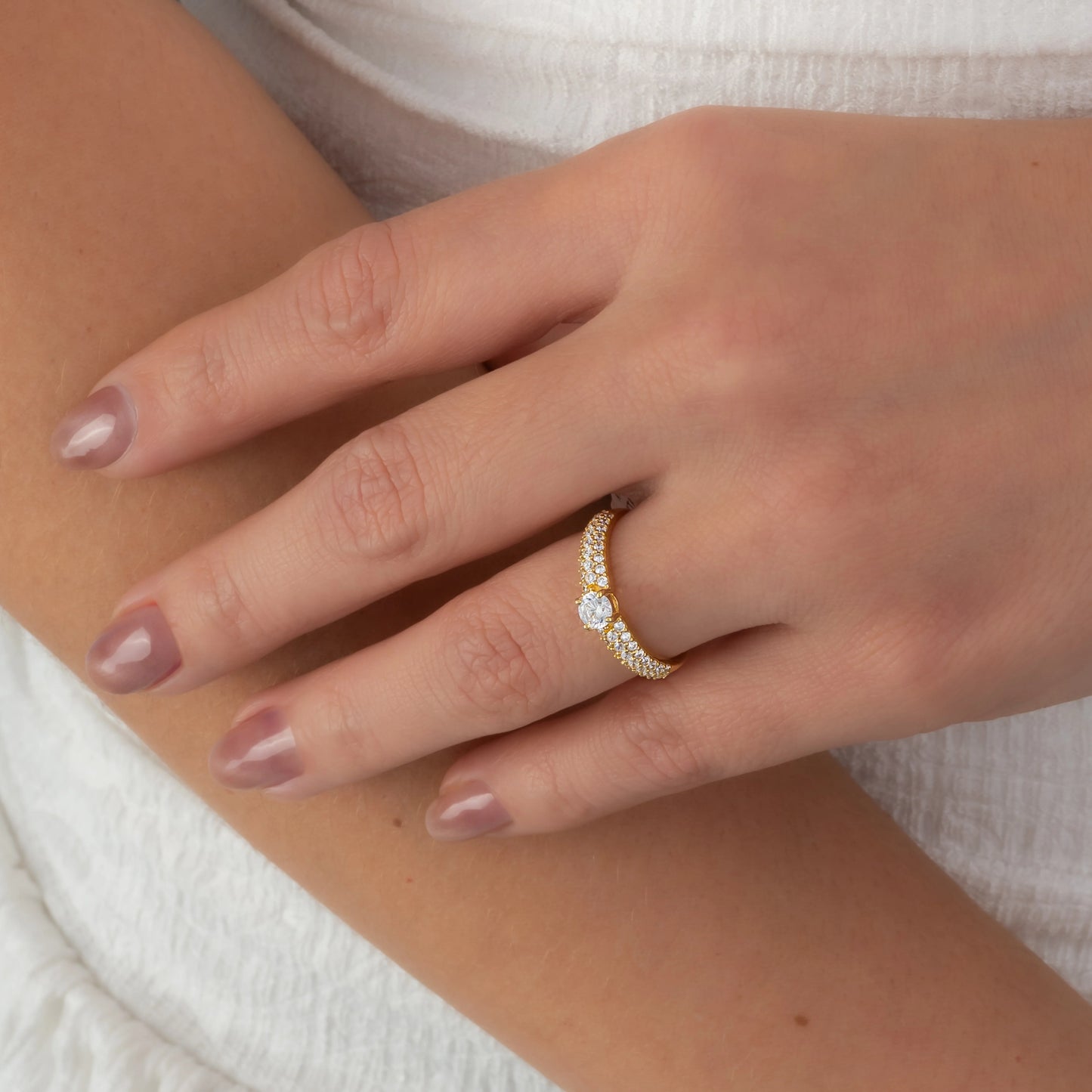 Anillo Compromiso Mara Talla 6 1/4