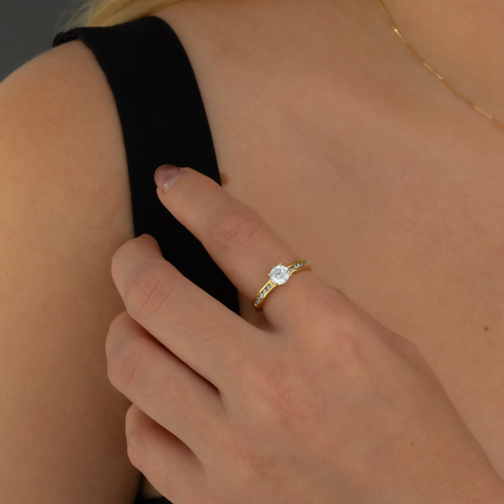 Anillo Compromiso Aura Talla 6 1/4