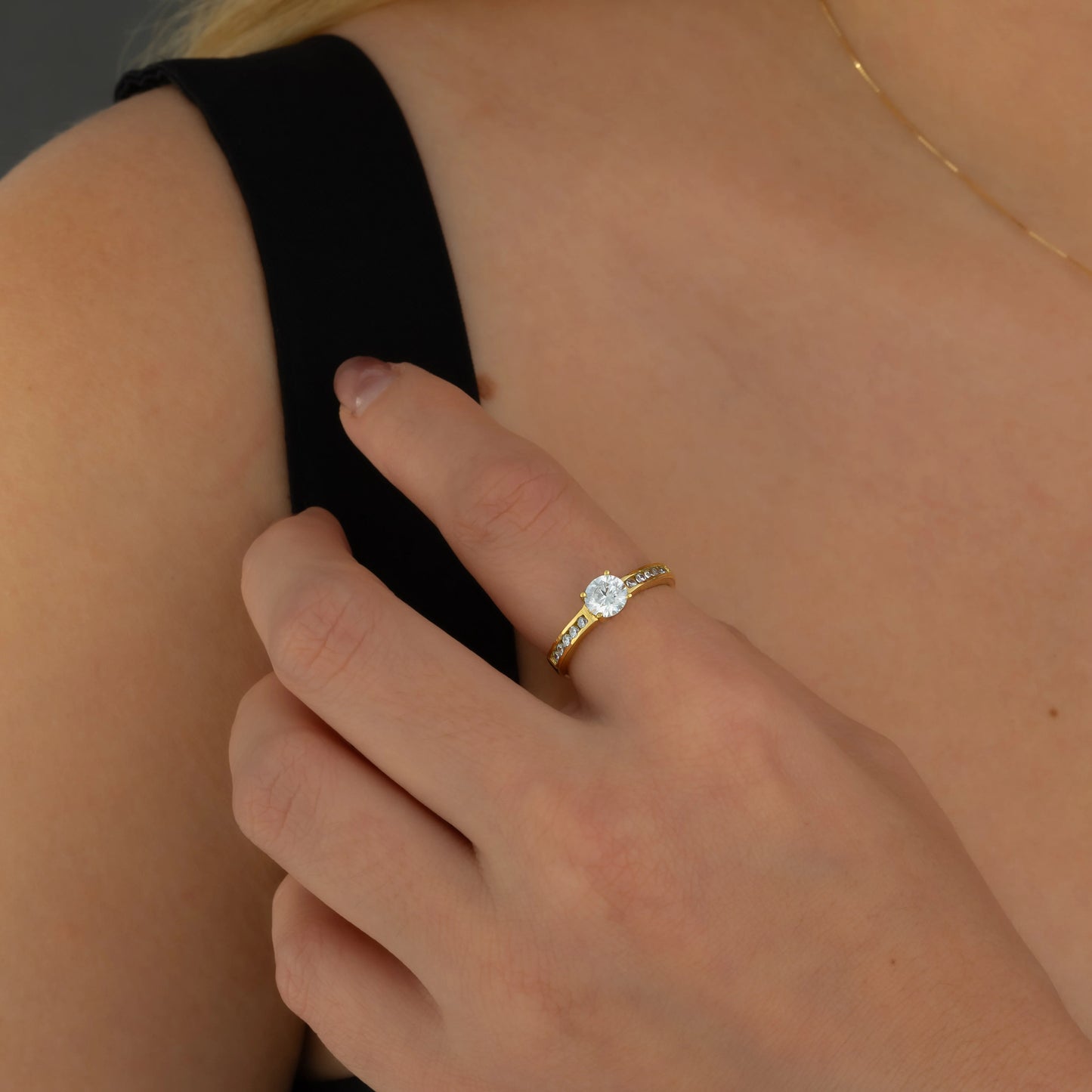 Anillo Compromiso Aura Talla 6 1/4
