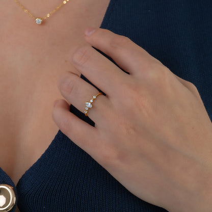 Anillo Oval Talla 5 1/4