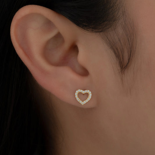 Topos Silueta Corazon 7mm
