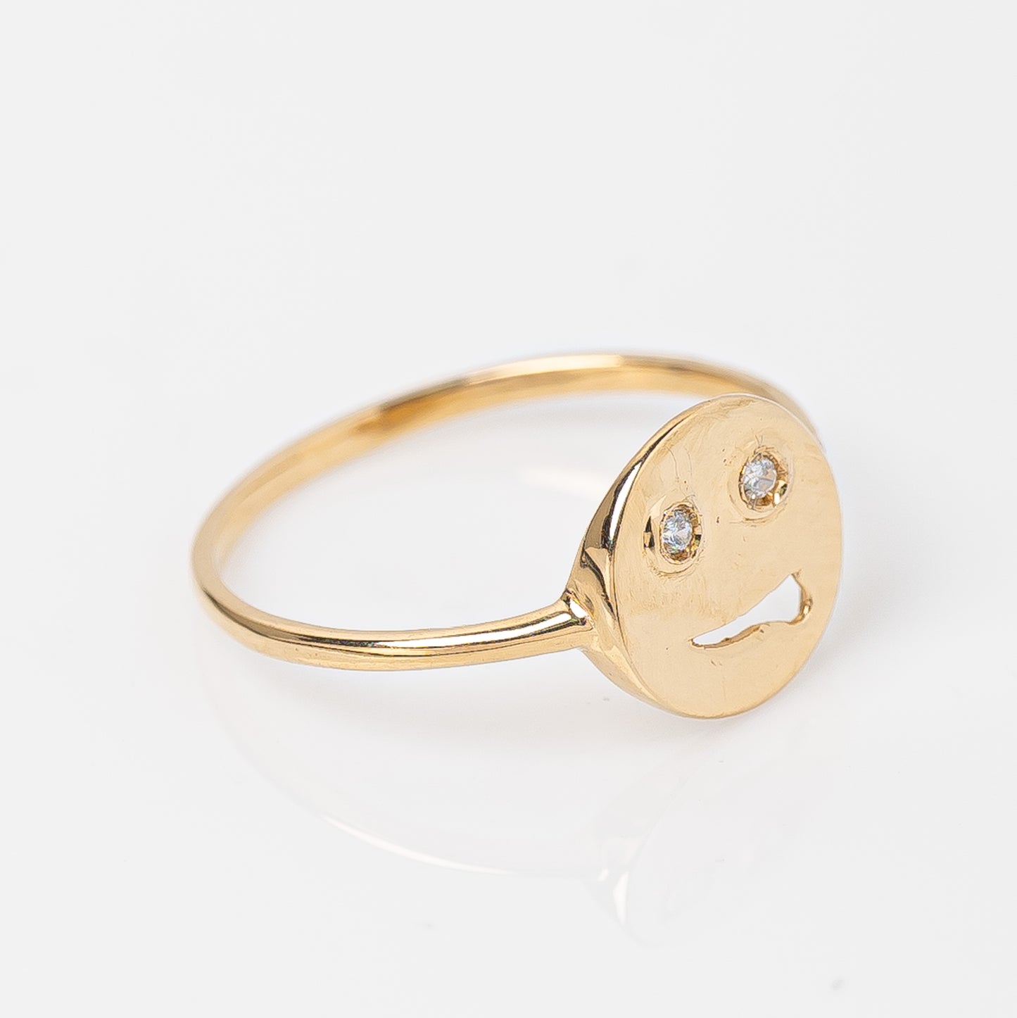 Anillo Carita Feliz Talla 6 3/4