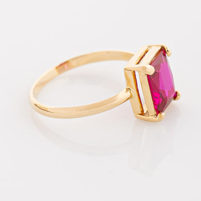 Anillo Fucsia Talla 5 3/4