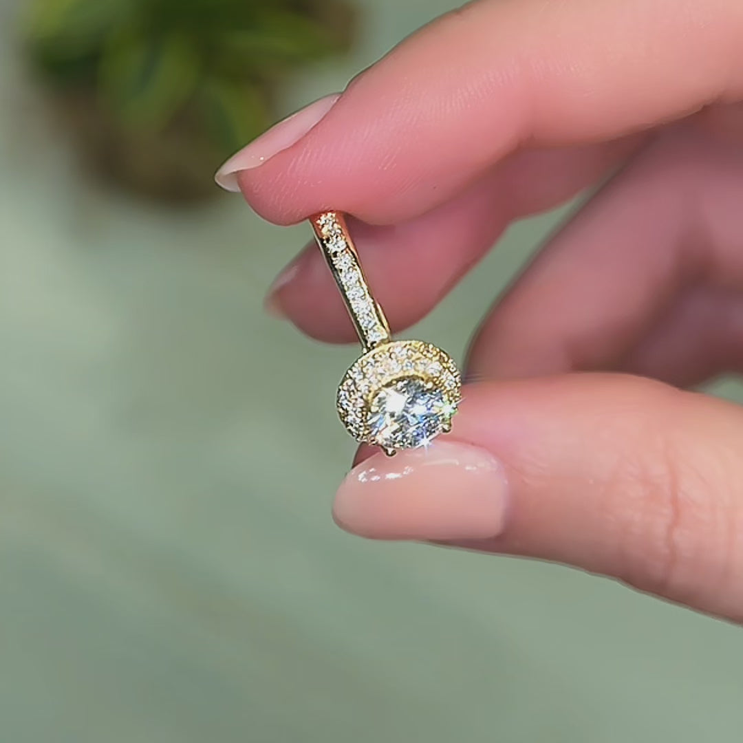 Anillo Diamante Redondo Lab