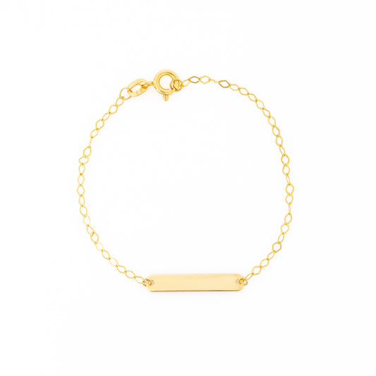 Pulsera Placa Tejido Forzatina