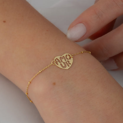 Pulsera Amour 18cm