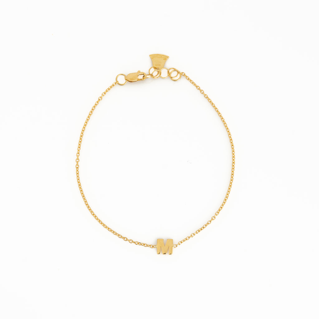 Pulsera Letra M 17cm