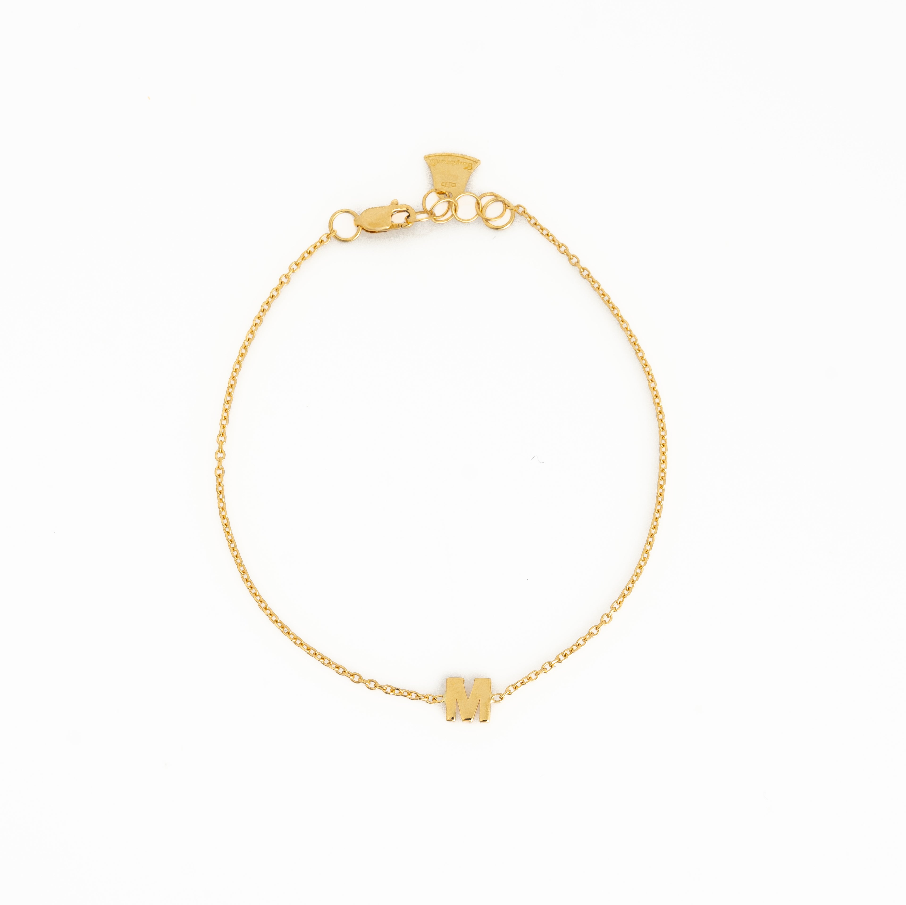 Pulsera Letra M 17cm