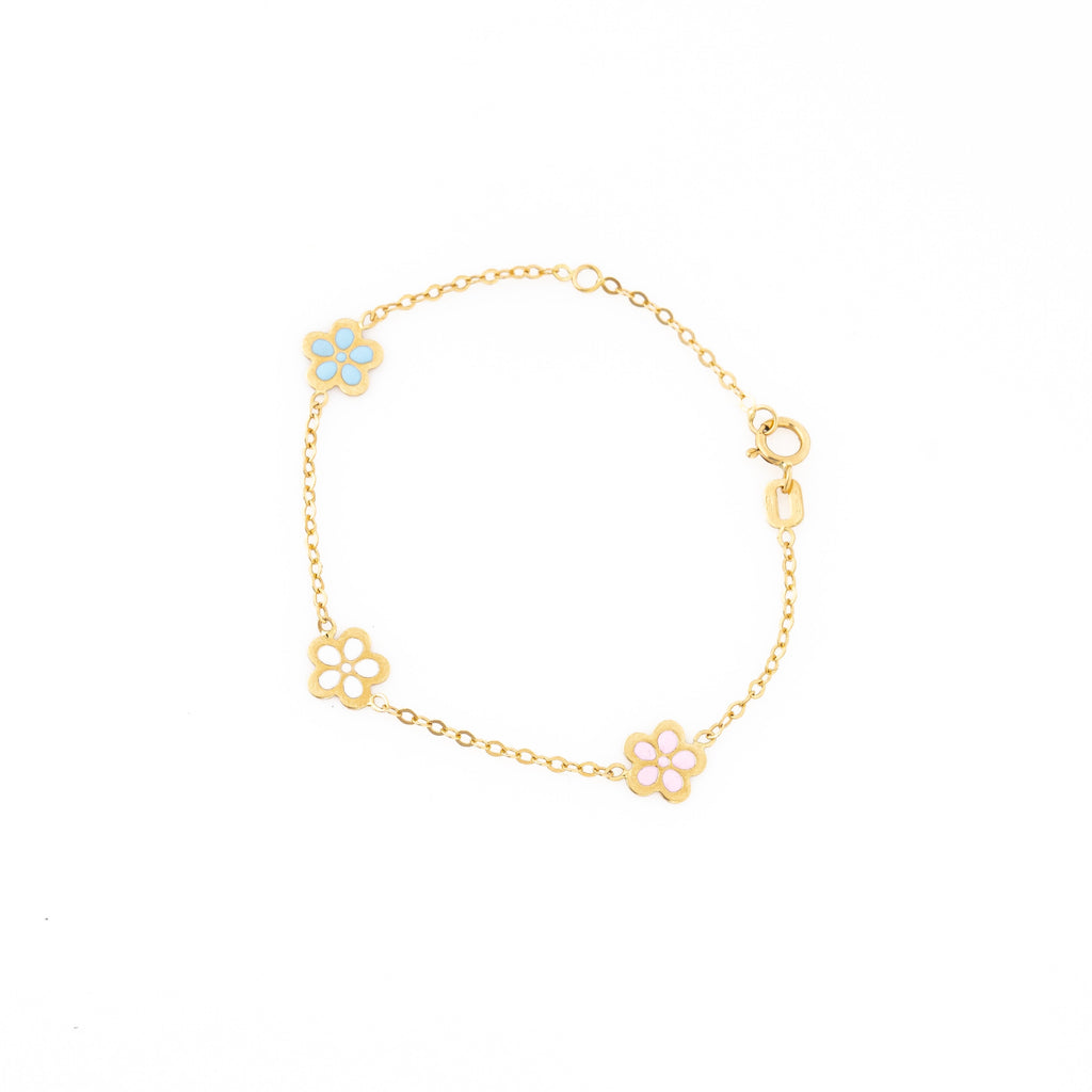 Pulsera Bebe Flores